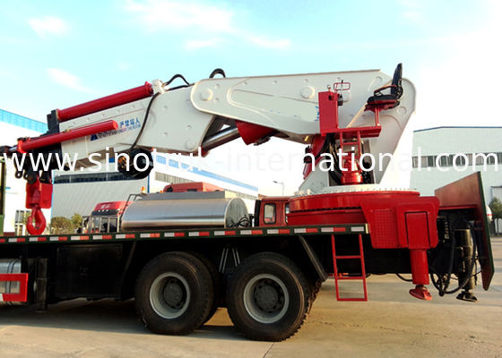 SINOTRUK Truck Mounted Knuckle Boom Cranes 25 Tons