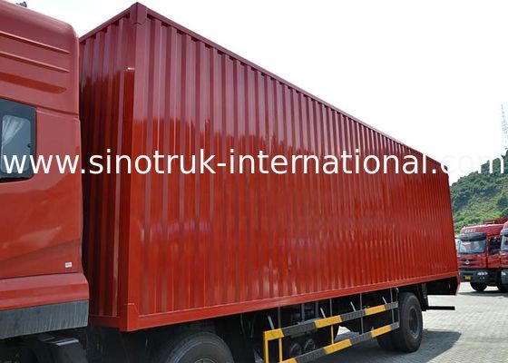 25 Tons Cargo Truck 6X2 Van Truck Euro2 290HP , Large Commercial Box Trucks