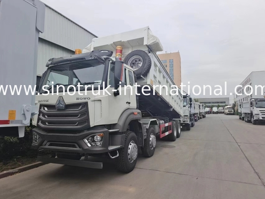 SINOTRUK HOWO Tipper Dump Truck Front Lifting resistente 8×4 RHD