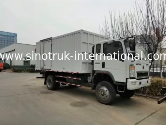 Tipo di azionamento mobile del camion LHD 4x2 del gruppo di lavoro di Sinotruk HOWO 10t