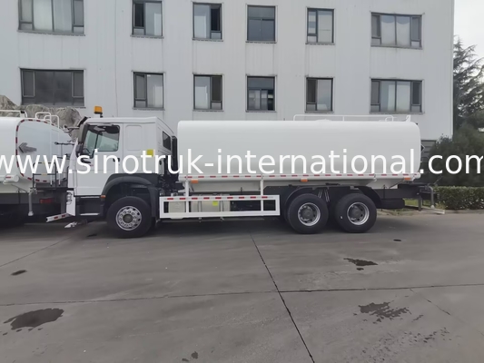 Sinotruk HOWO Bianco RHD 6x4 Camione serbatoio dell'acqua ZZ1257V4347B1 Con funzione di lavaggio ad alta pressione