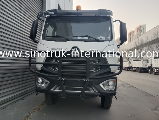 SINOTRUK HOWO 400 CV camion di scarico per la costruzione N7 Militare luci di avvertimento paraurti