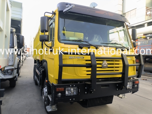 Sinotruk Howo Tipper Dump Truck 6 × 4 Lhd 10 Ruote 20CBM Cargo Box Pneumatici minieri