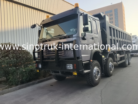 Camion a gomma Sinotruk Hohan 400 CV 10 ruote Lhd 40 tonnellate 20-30cbm ZZ3317N356JB1 Grigio