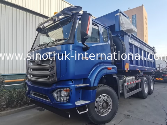 SINOTRUK HOHAN NEW HOWO 30 - 40 tonnellate RHD 10 ruote Tarpaulin per la costruzione Blu Alta efficienza sollevamento e scarico