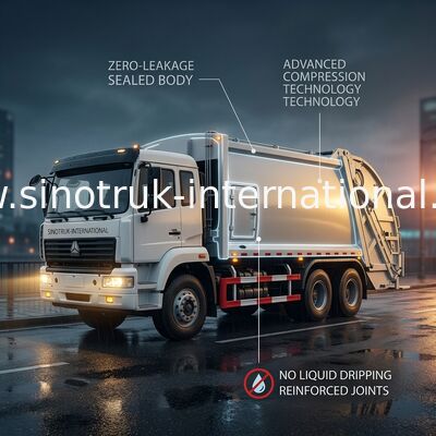 Principe dorato smontabile 20-25CBM 6X4 del camion SINOTRUK della raccolta dei rifiuti del trasporto