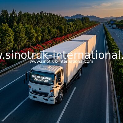 Camion refrigerato 140HP RHD di SINOTRUK HOWO 4×2 5-10 tonnellate