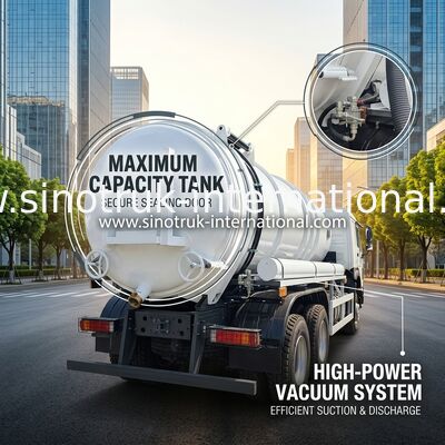 HOWO 6*4 16CBM 380HP Camionetto per la pulizia delle acque reflue