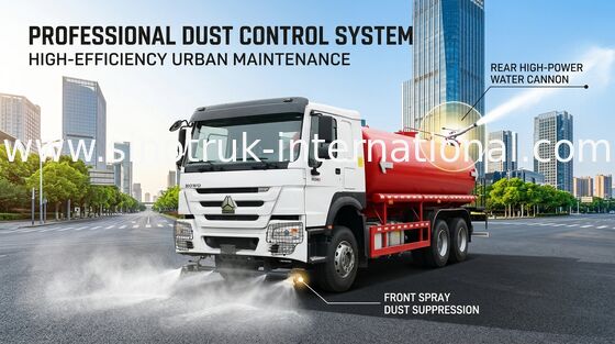 HOWO SINOTRUK Camion serbatoio idrico 380 CV con funzione di lavaggio ad alta pressione 6×4