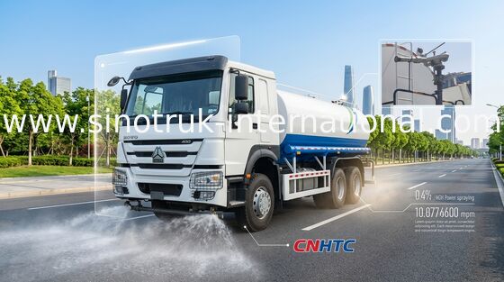 Autocarro irroratore HOWO 6*4 con trazione 400HP 18m³ per grandi opere di ingegneria (Autobotte/Irroratrice, Adatto per l'abbattimento della polvere stradale e l'irrigazione)