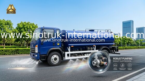 HOWO 4x2 camion cisterna d'acqua con 140 CV di potenza e 10CBM di capacità    Agile & Efficient
