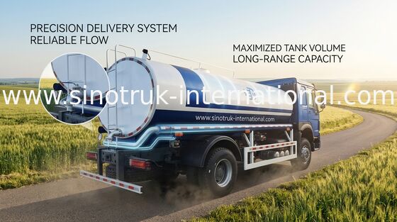 HOWO SINOTRUK Camion serbatoio idrico 300 CV Trasporto serbatoio