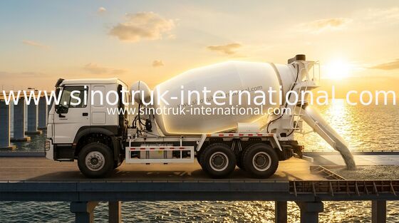 SINOTRUK HOWO 6×4 10 Ruote Camione miscelatore di calcestruzzo 400 CV LHD ad alta efficienza