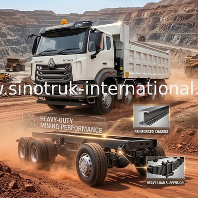 × 4 di Sinotruk Howo Tipper Dump Truck Brand New 380Hp Rhd 12Wheels 8